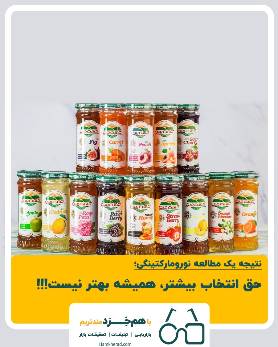 ⭕️نتیجه یک مطالعه نورومارکتینگی: حق انتخاب بیشتر، همیشه بهتر نیست!